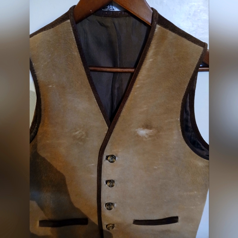 Vintage classic men's Western vest